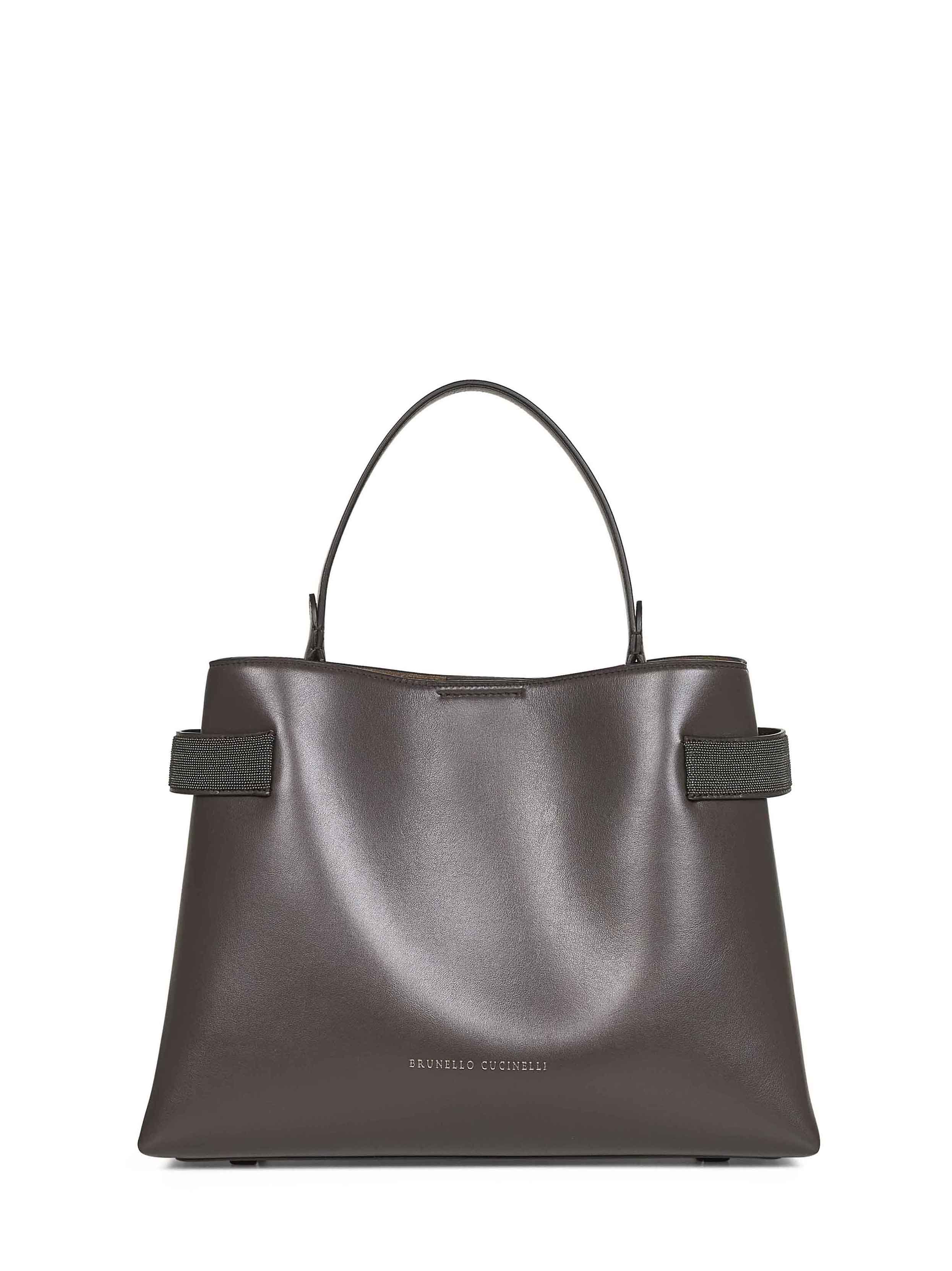 Brown Essence top-handle bag – Daniello.com