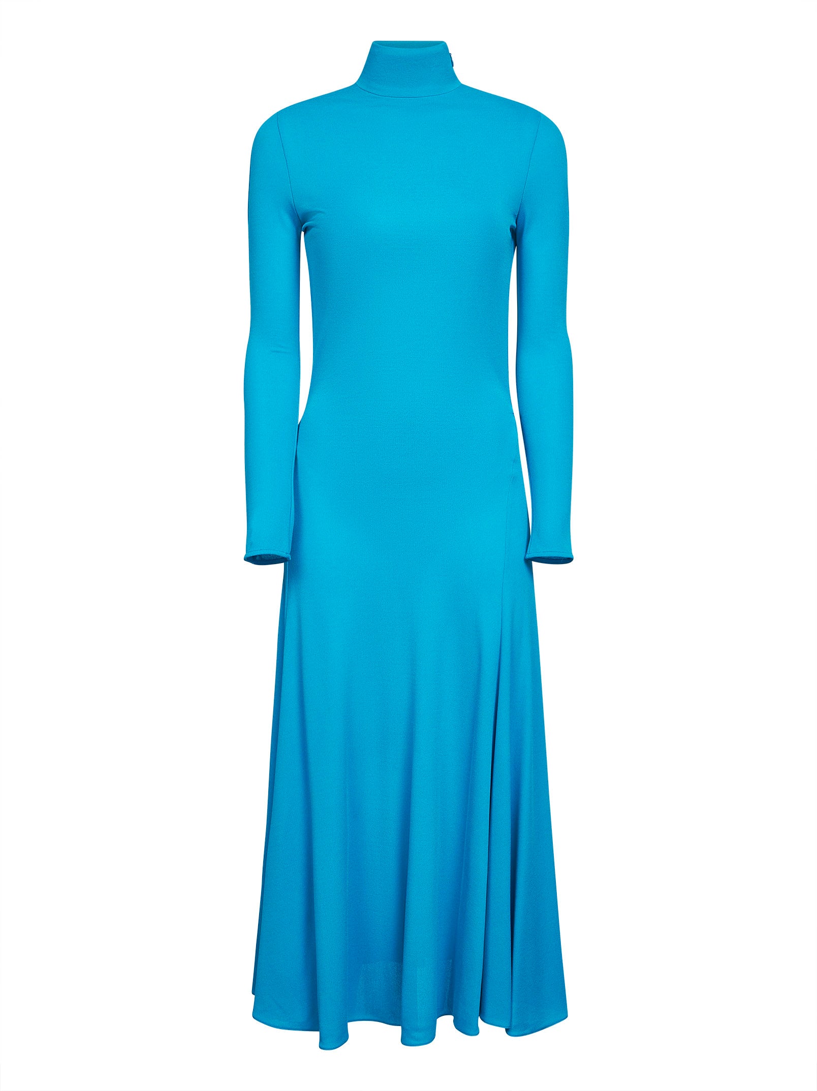 ALAÏA Turquoise Fluid Jersey Heart Dress size 4