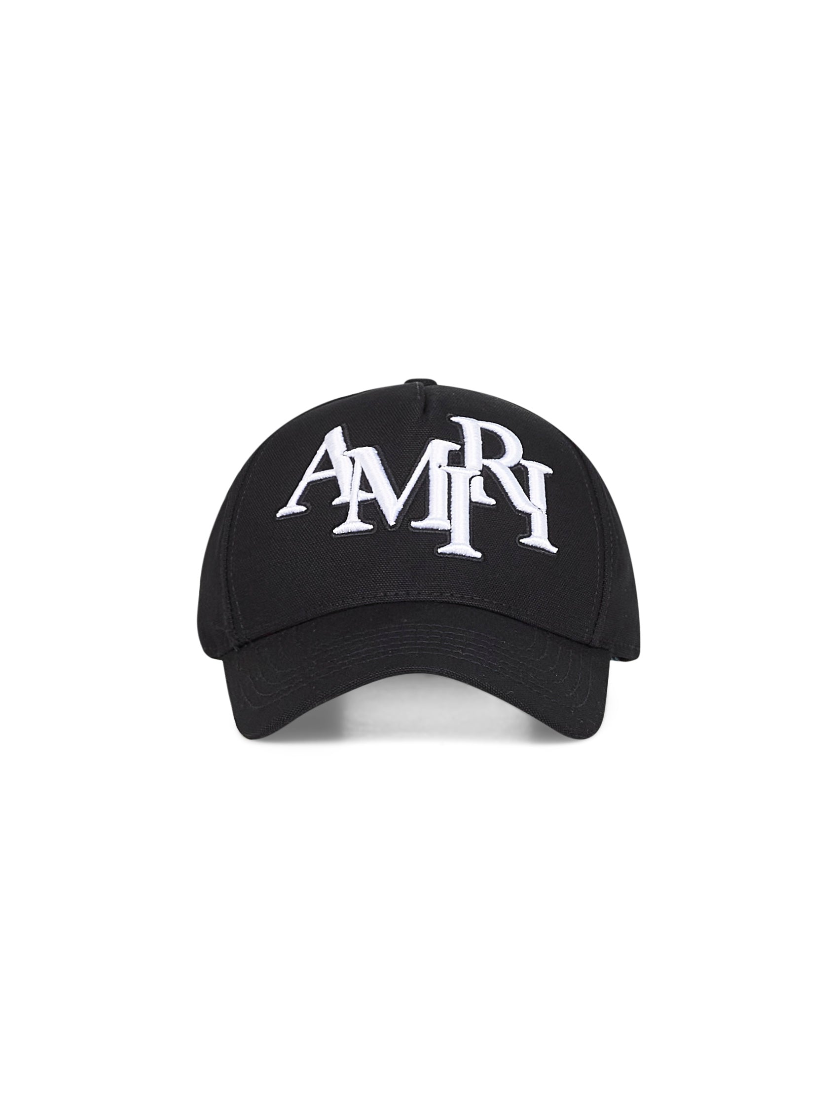 Black Staggered AMIRI Canvas baseball cap –