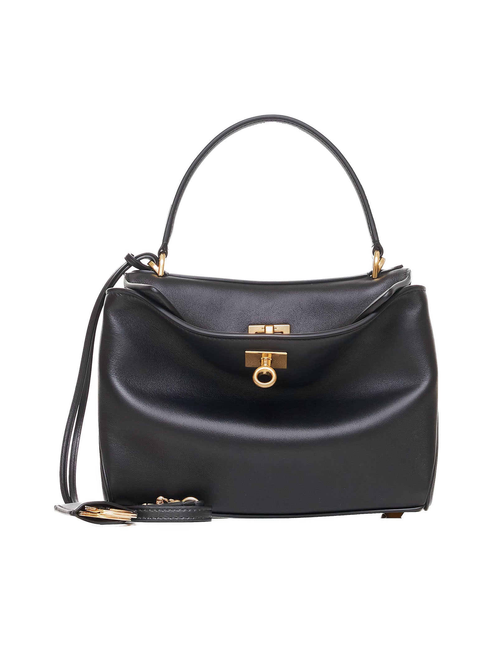 Rodeo Balenciaga Bag Mini Black BALENCIAGA Rodeo Mini Leather Tote