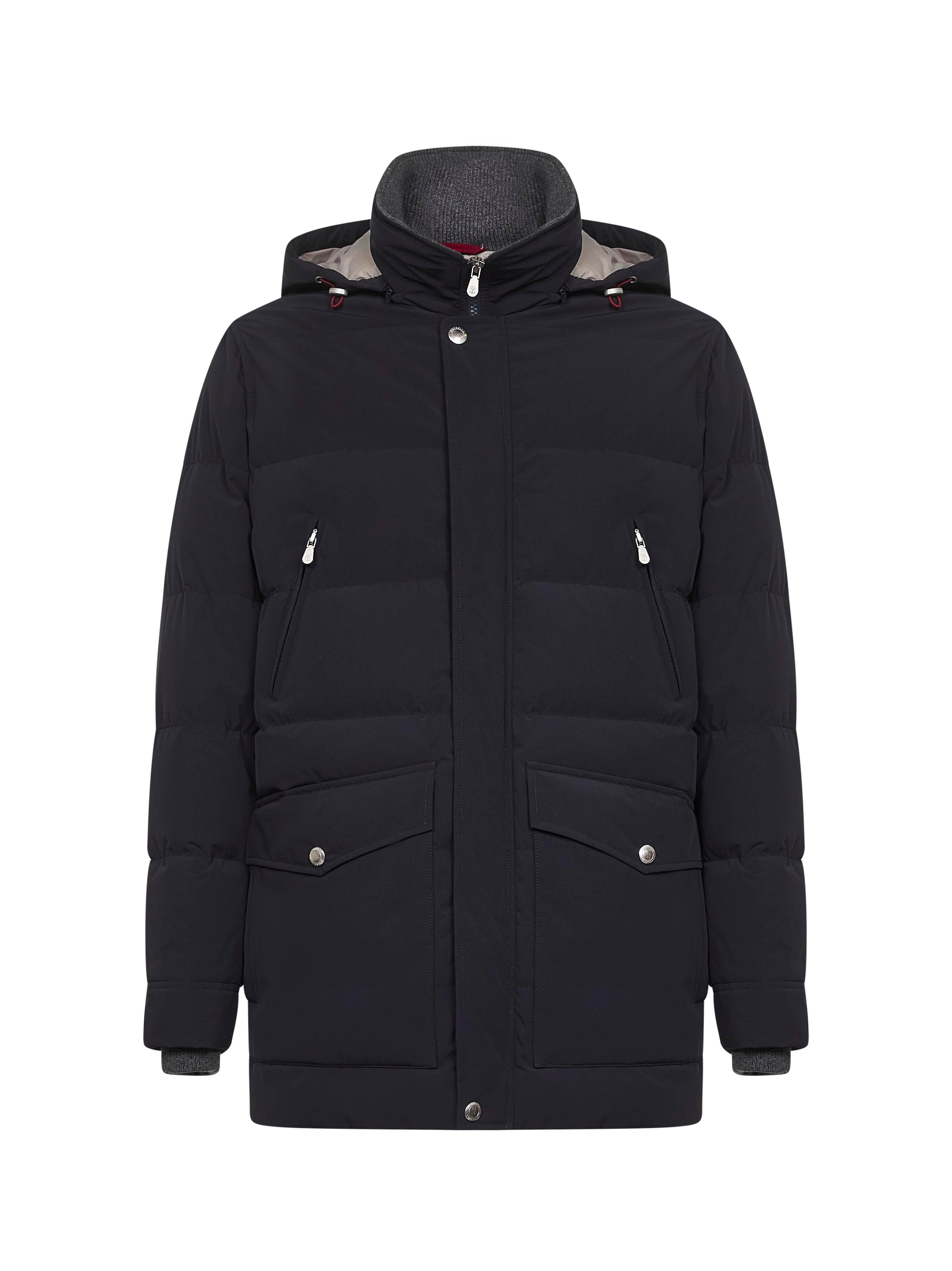 ジャケット BRUNELLO CUCINELLI Nylon and cotton hooded down jacket Brunello Cucinelli Hooded down jacket in nylon and cotton