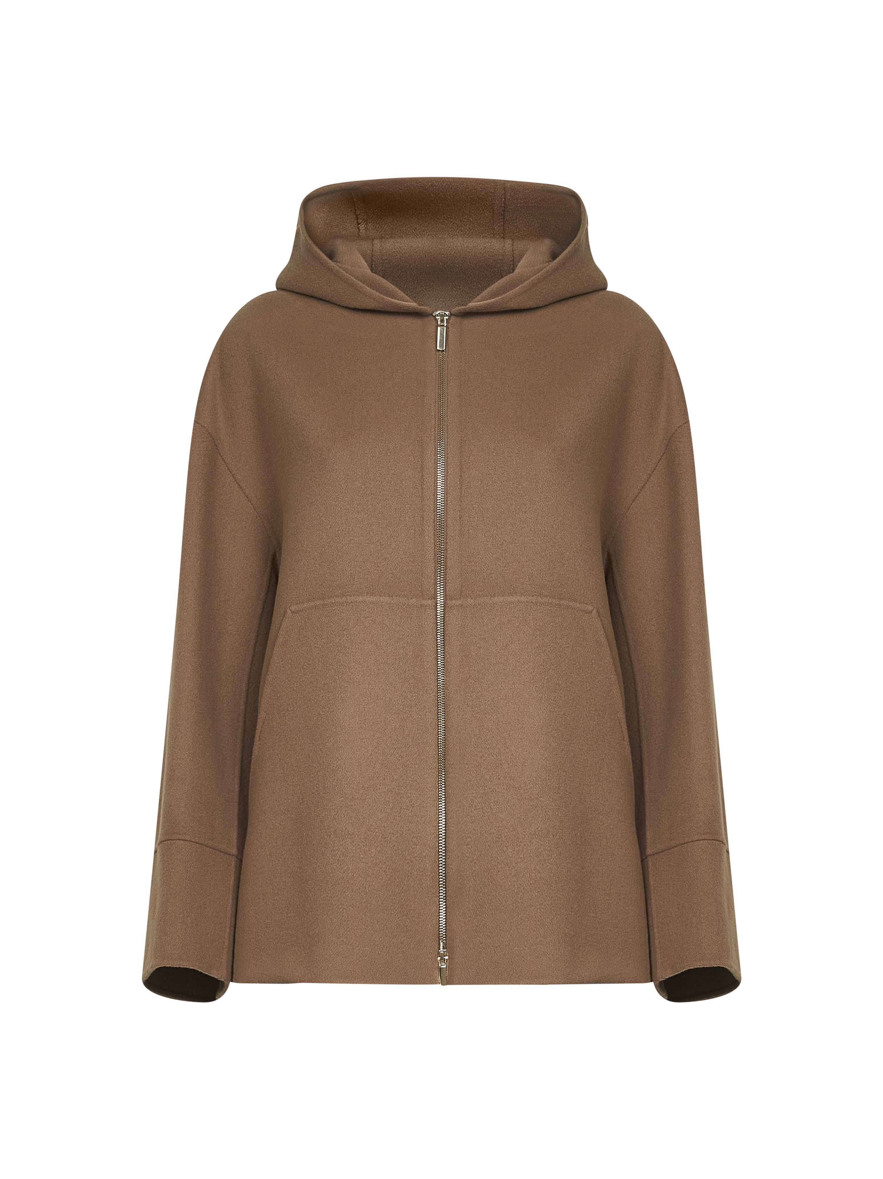 smaxmara コート ロミーナ　ROMINA Camel double broadcloth ROMINA hoodie – Daniello.com