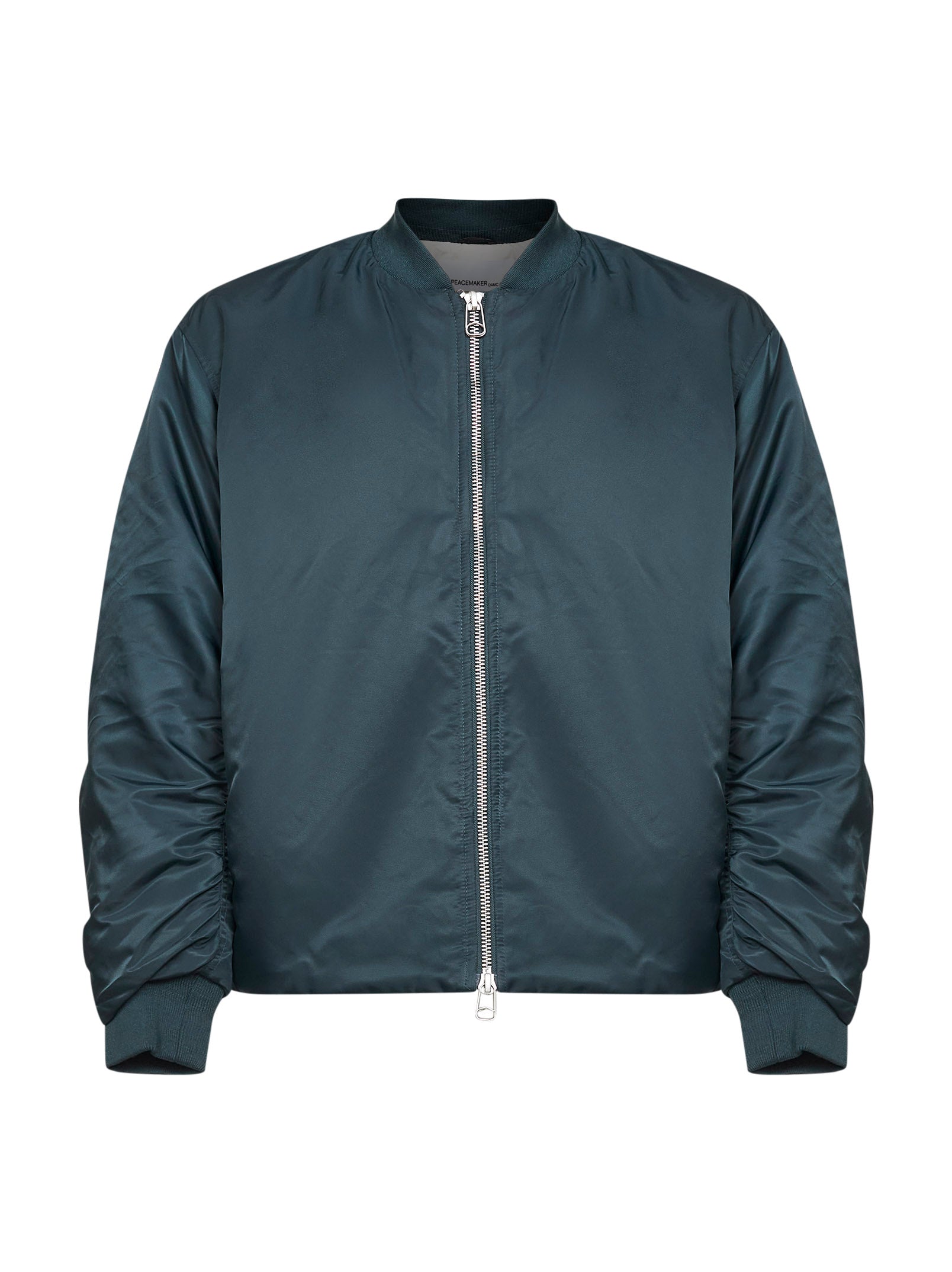 Green nylon Minimal bomber jacket – Daniello.com