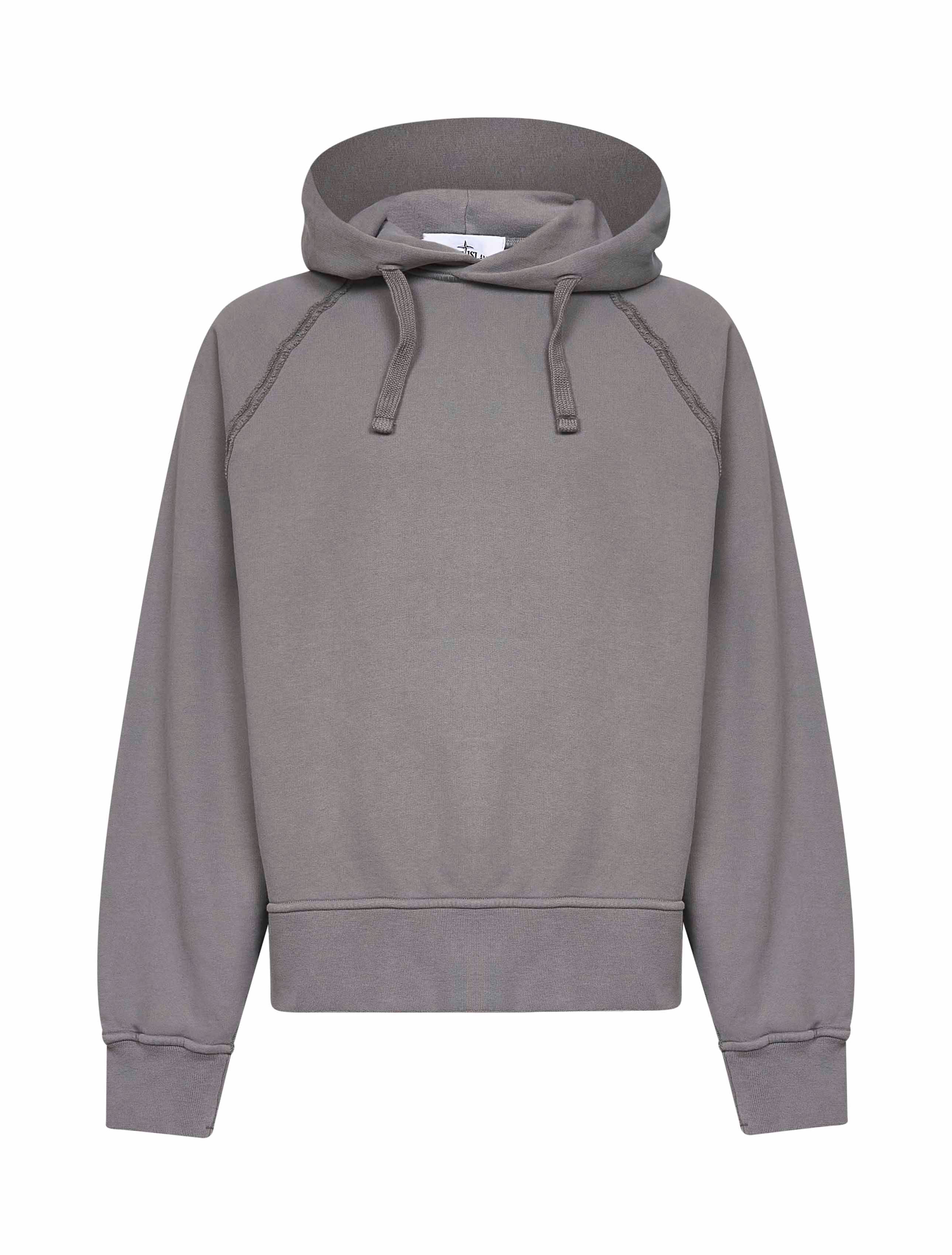 Grey brushed organic cotton hoodie – Daniello.com