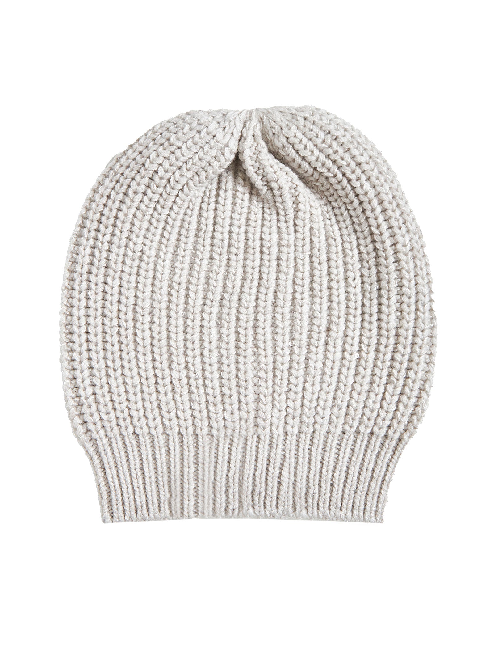 BRUNELLO CUCINELLI カシミヤ スパンコール・ラメ ニット帽 Sequin-embellished cashmere-blend beanie – Daniello.com
