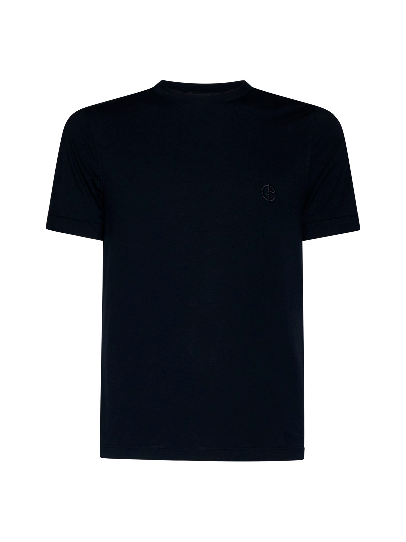 Icon crew neck T-shirt in stretch viscose jersey – Daniello.com