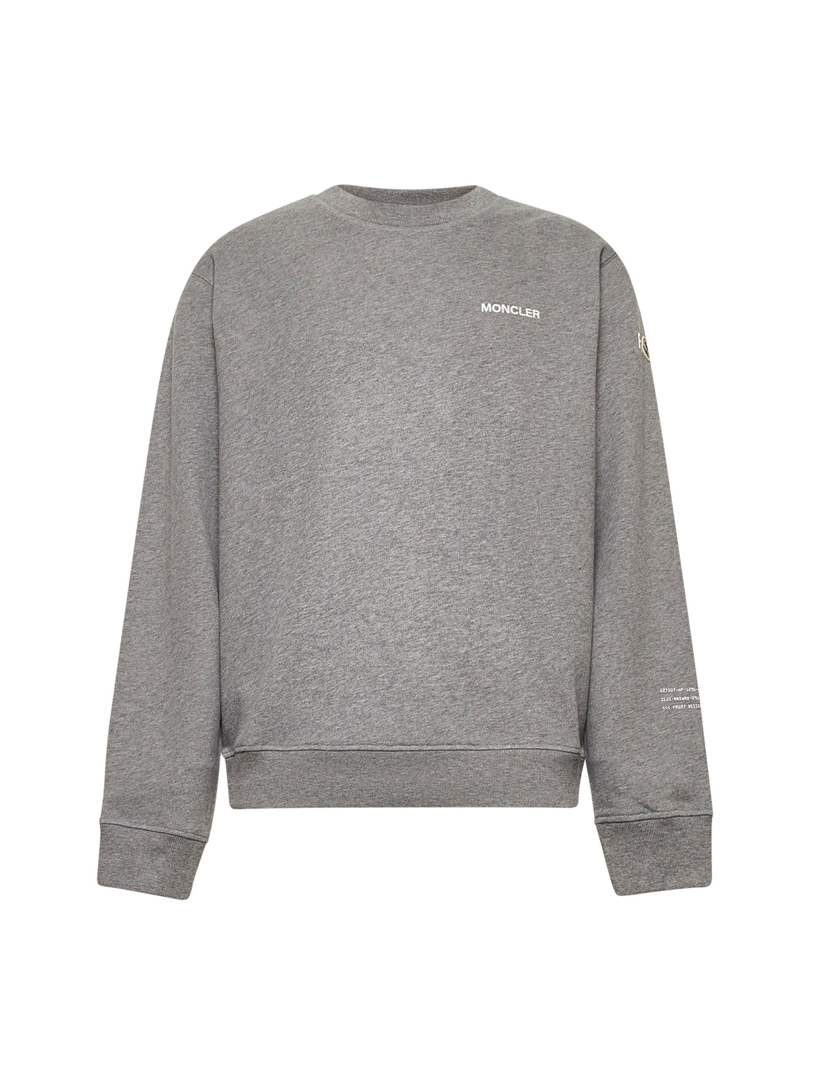 Grey maxi logo Moncler x FRGMT sweatshirt – - Main Image
