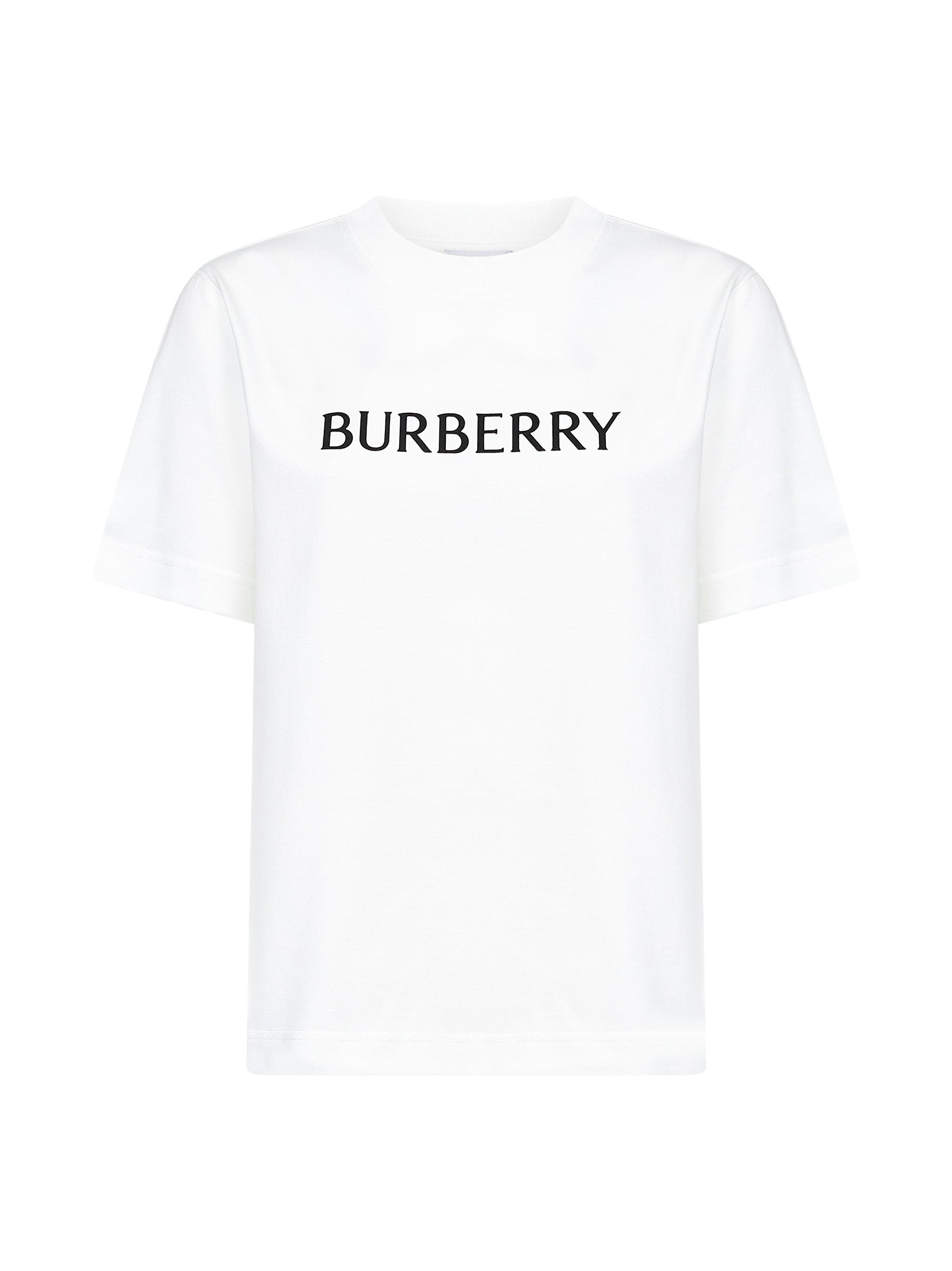 現行 BURBERRY センターロゴTシャツホワイトメンズSレディースＭ相当 Chalk white cotton logo T-shirt – Daniello.com