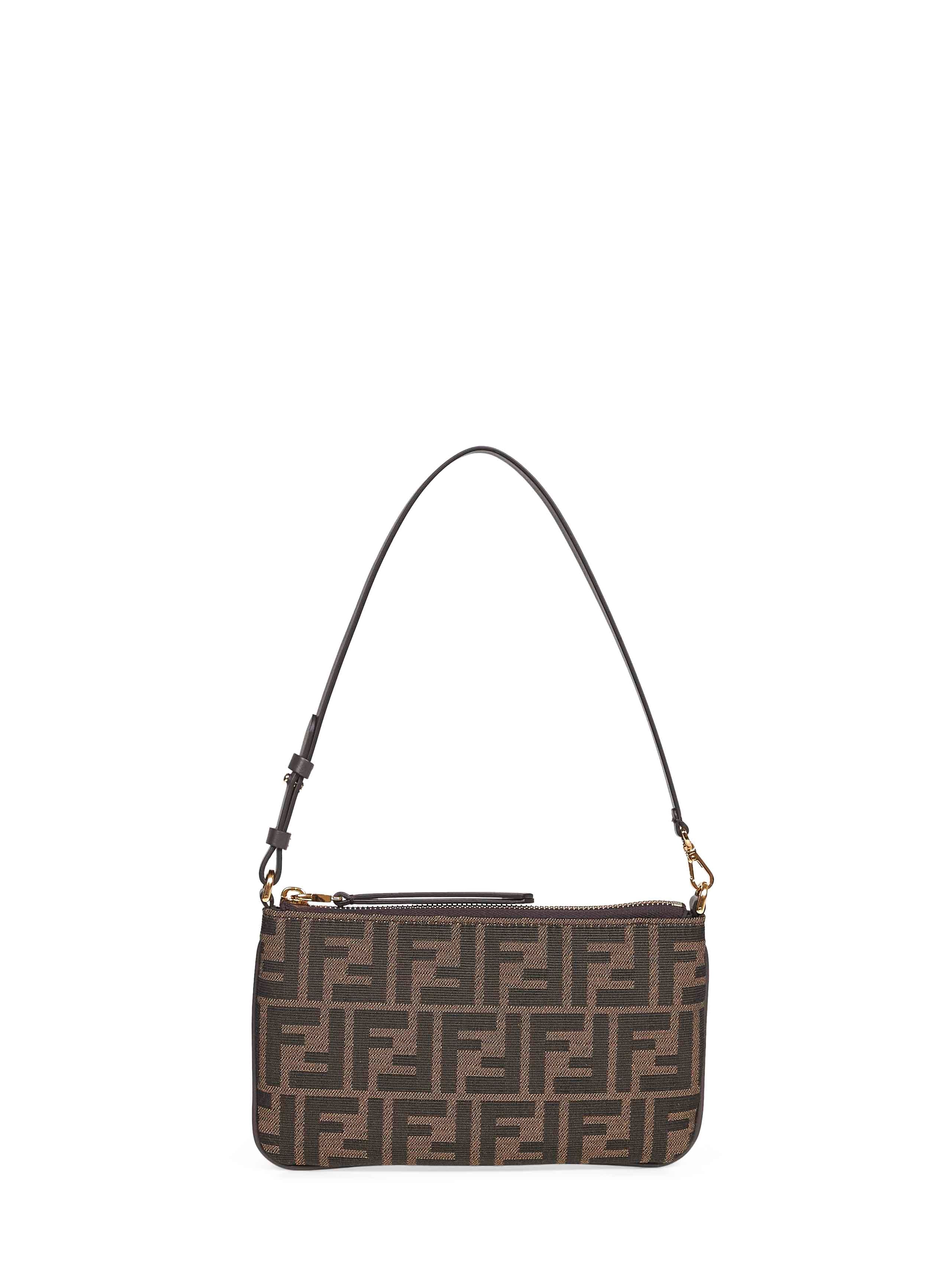 Brown Flat Baguette Pouch bag – Daniello.com