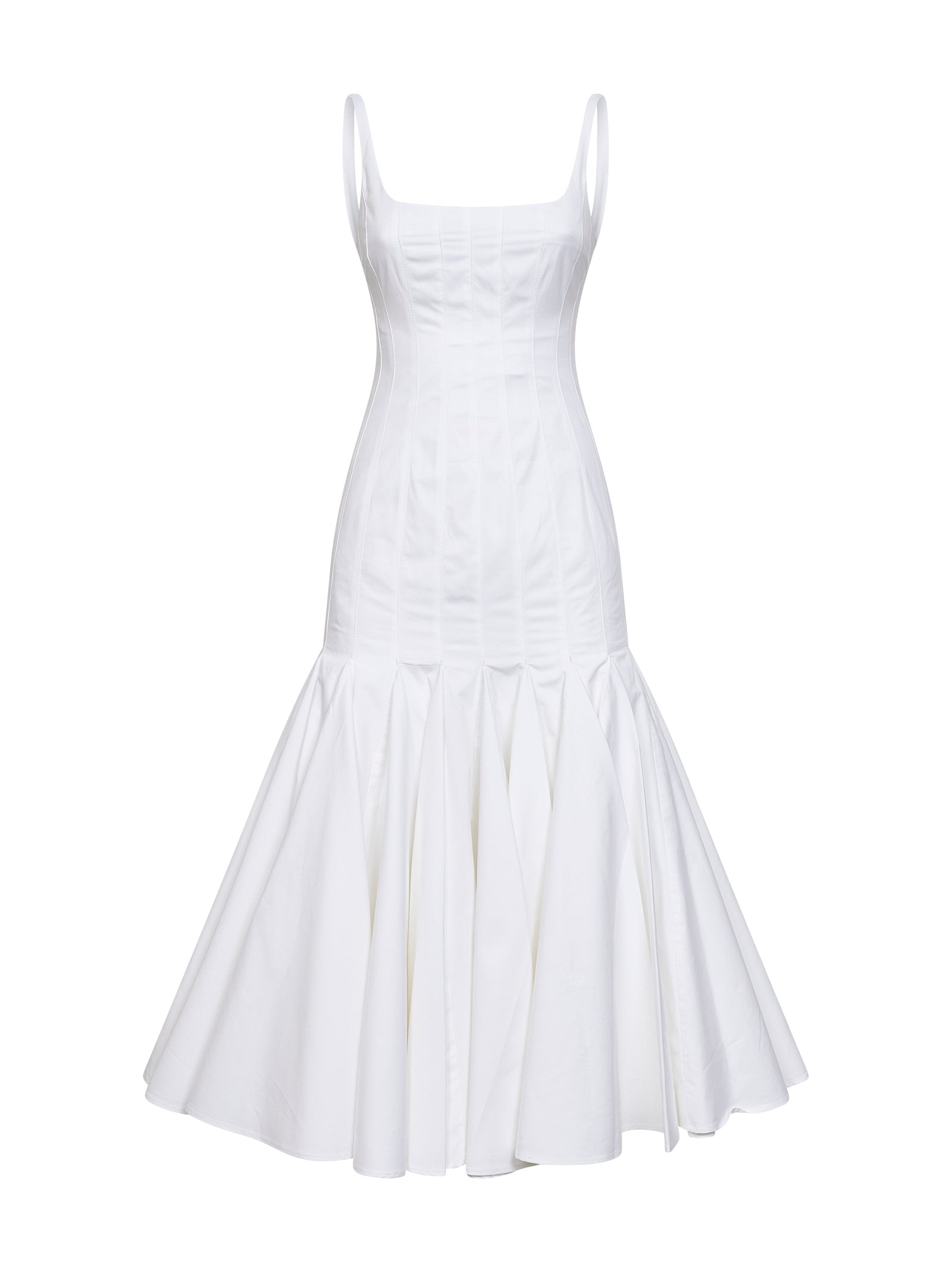 agave midi dress Jacquemus White Le Paysan 'The Agave' Midi Dress