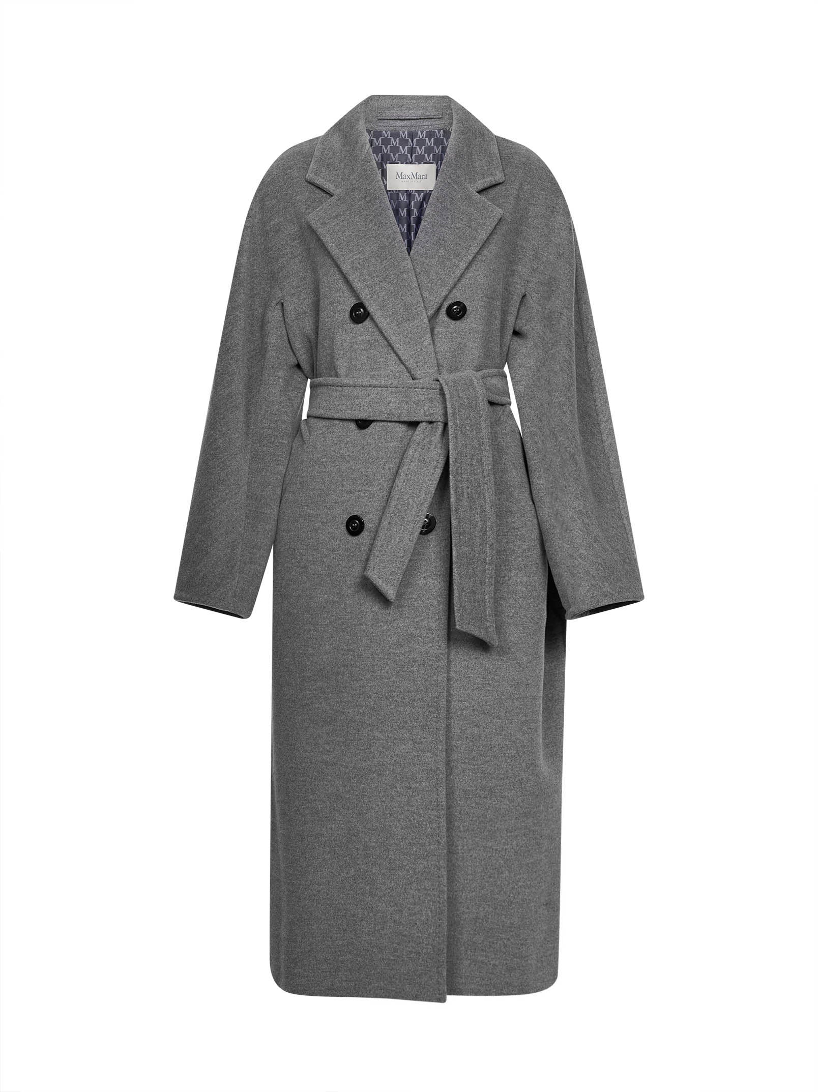 Grey MADAME 101801 Icon Coat belted coat – Daniello.com