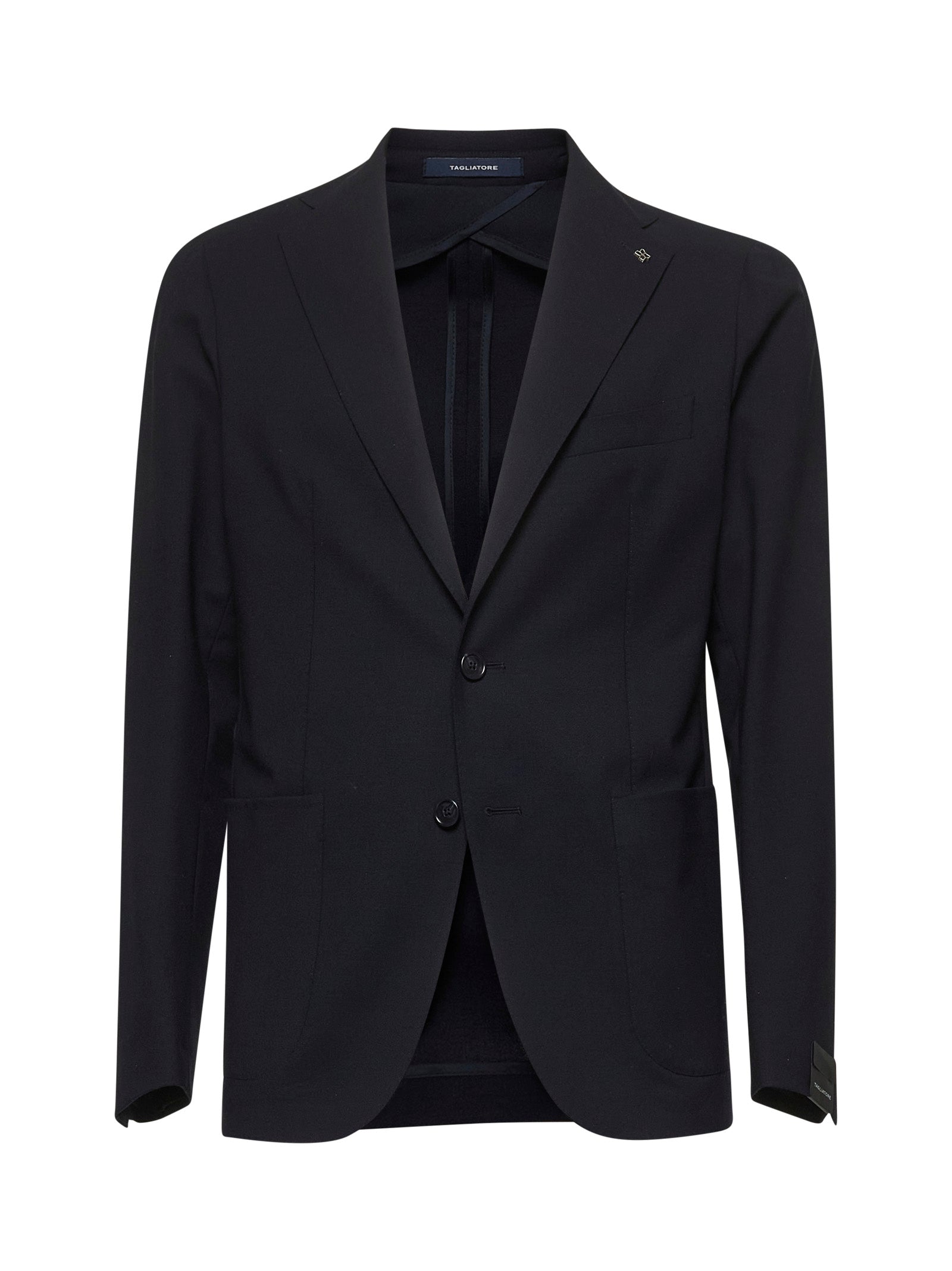 Blue stretch virgin wool Montecarlo blazer – Daniello.com