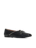 Black nappa Cara ballet flats