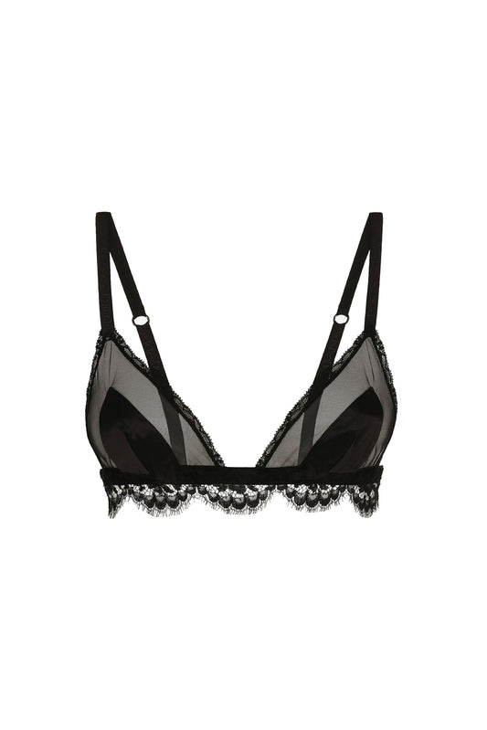 Reggiseno a triangolo soft cup nero