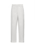Pantaloni Slouchy in canvas Sparkling beige