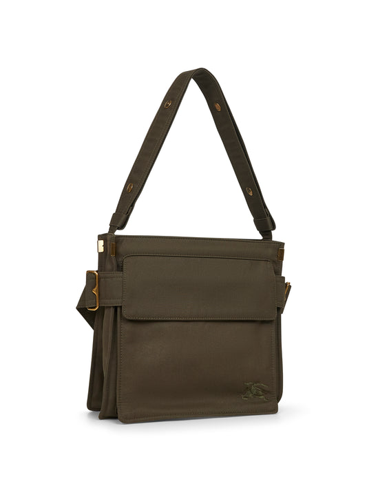 Borsa a tracolla Tote Trench piccola verde