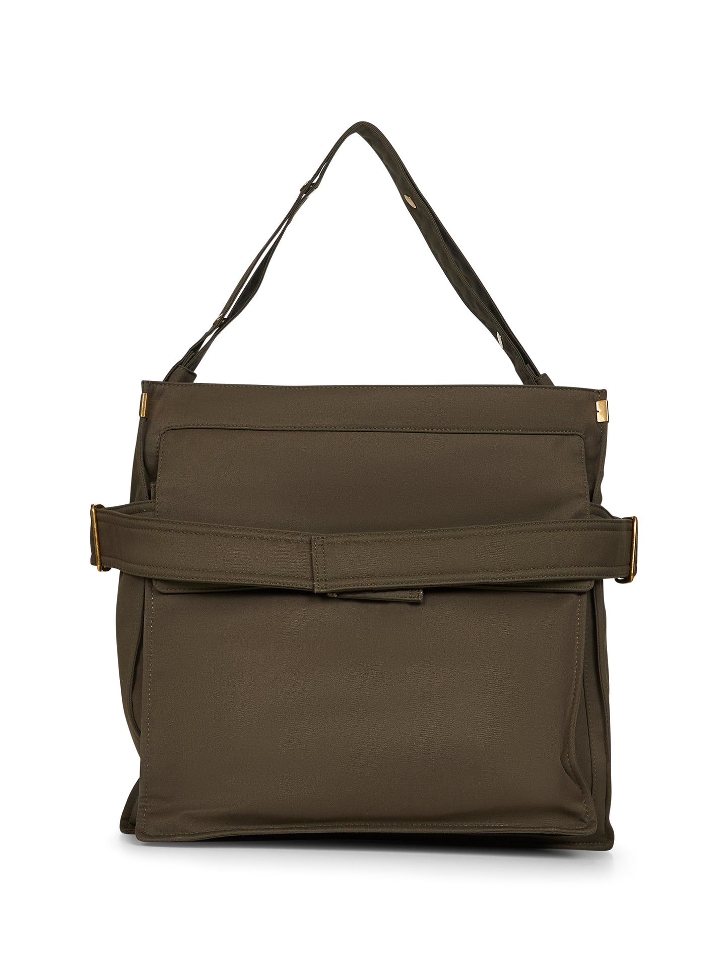 Borsa a tracolla Tote Trench media verde