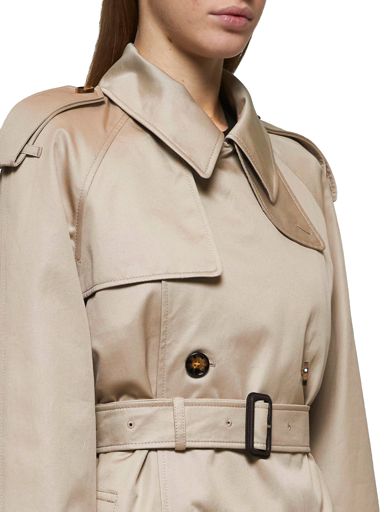 Trench Castleford lungo grigio