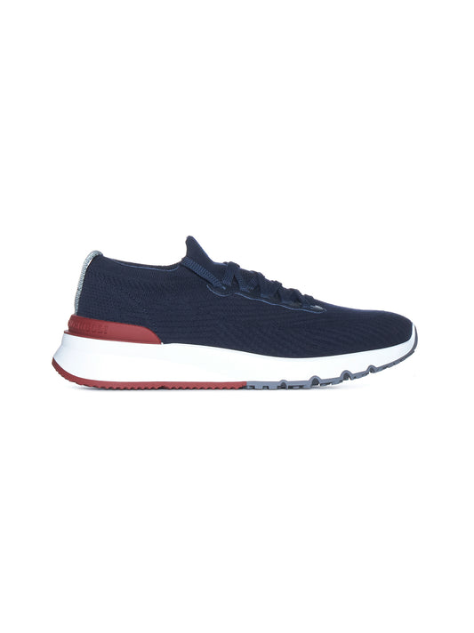 Sneakers low top in cotone