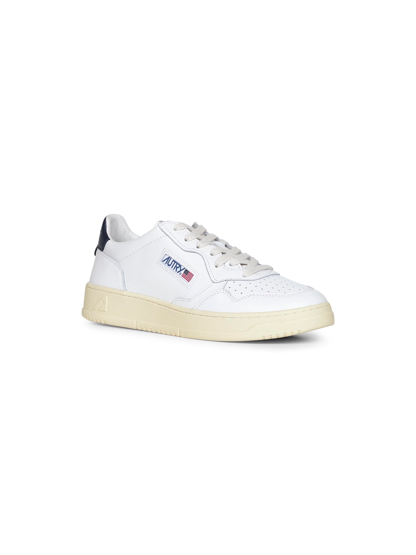 White leather Medalist Low sneakers