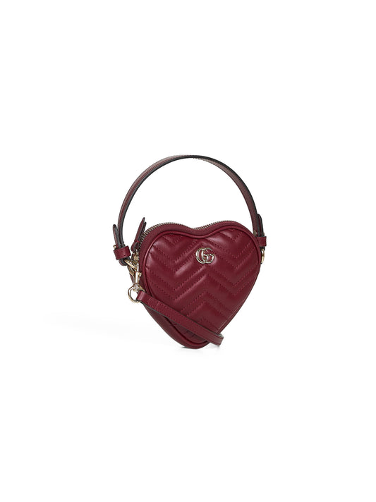 Burgundy GG Marmont mini bag