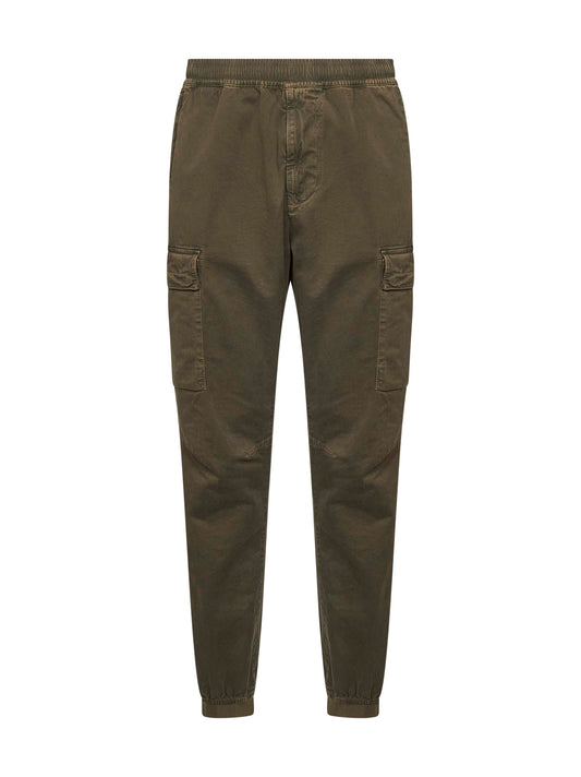 Pantaloni cargo verdi