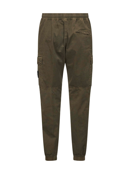 Pantaloni cargo verdi