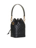 Mon Tresor Mini Bag in Black Leather with FF Motif