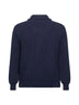 Blue malfilé cotton cardigan