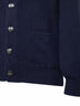 Blue malfilé cotton cardigan