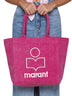 Small Yenky bag in faded-effect cotton with logo