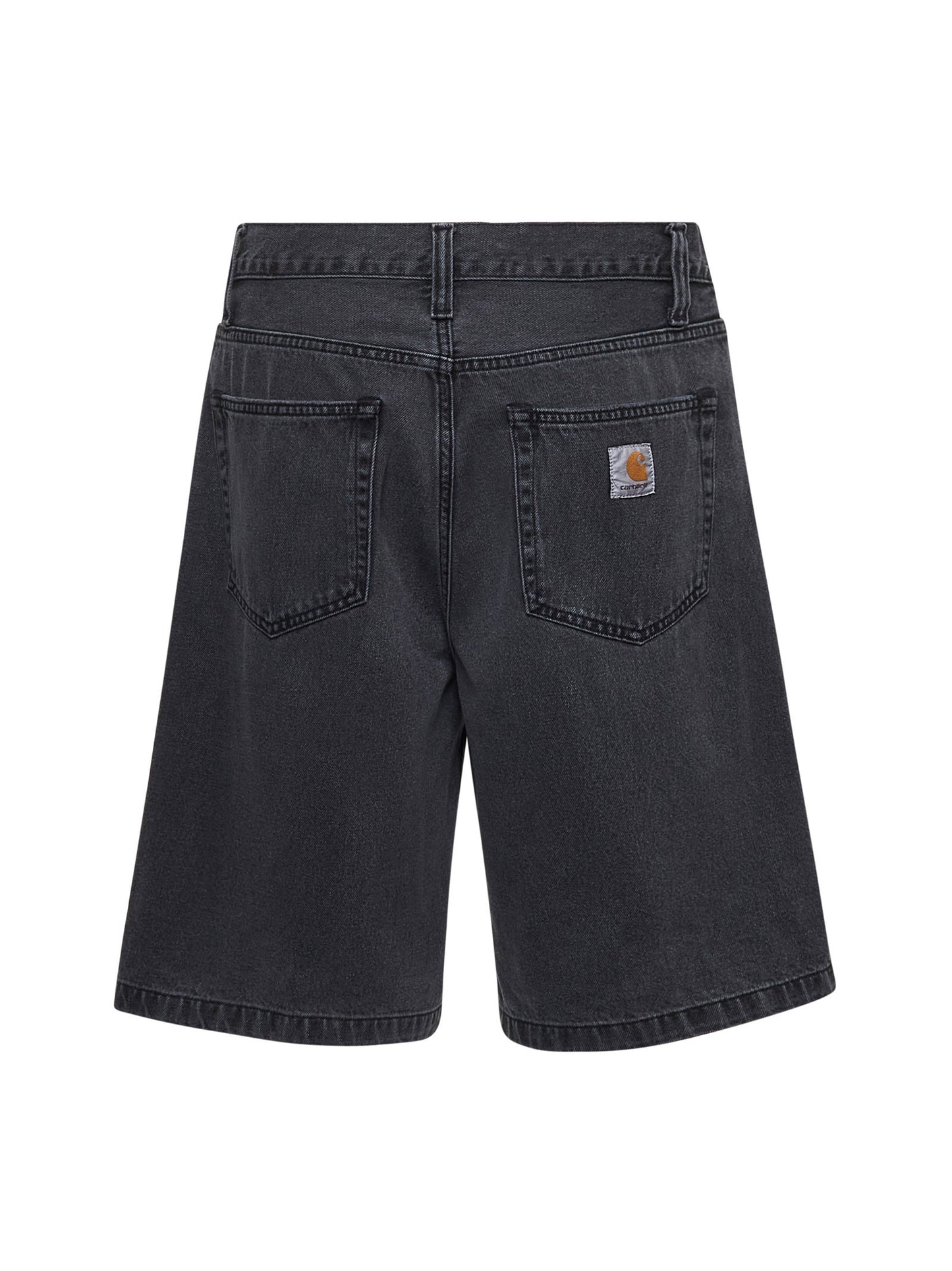 Black Landon denim shorts
