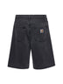 Black Landon denim shorts