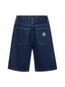 Shorts Brandon in denim blu