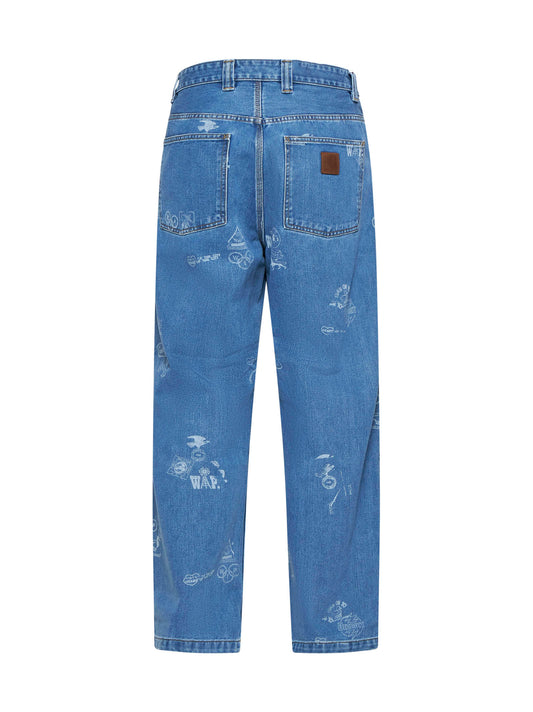Carhartt WIP Printed Denim Pants