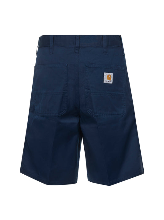 Shorts Simple Short in twill Denison blu