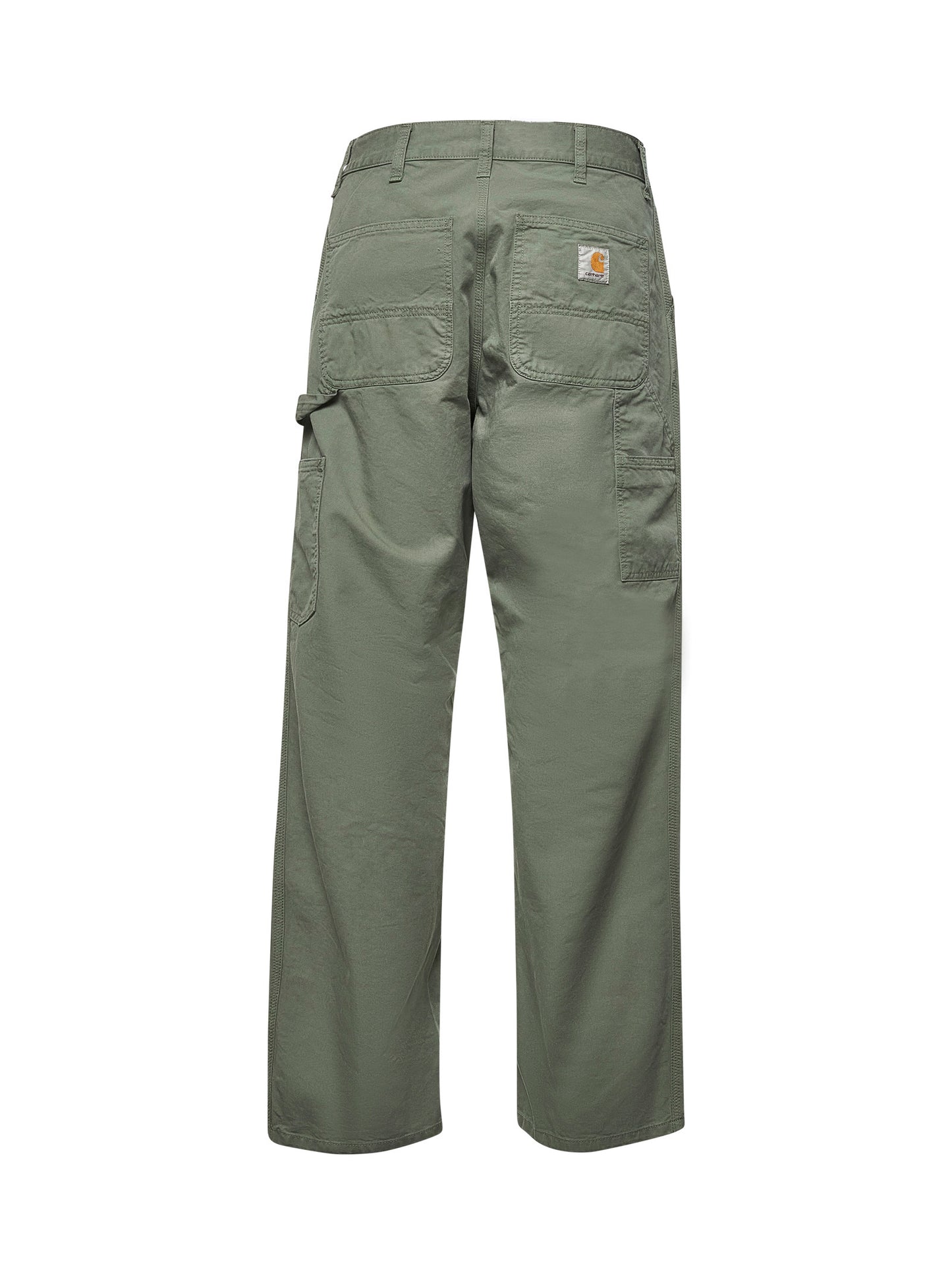 Pantaloni Single Knee in cotone verde