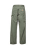 Pantaloni Single Knee in cotone verde