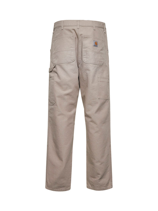 Beige Dearborn canvas Double Knee pants
