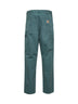 Pantaloni Double Knee in tela Dearborn verde