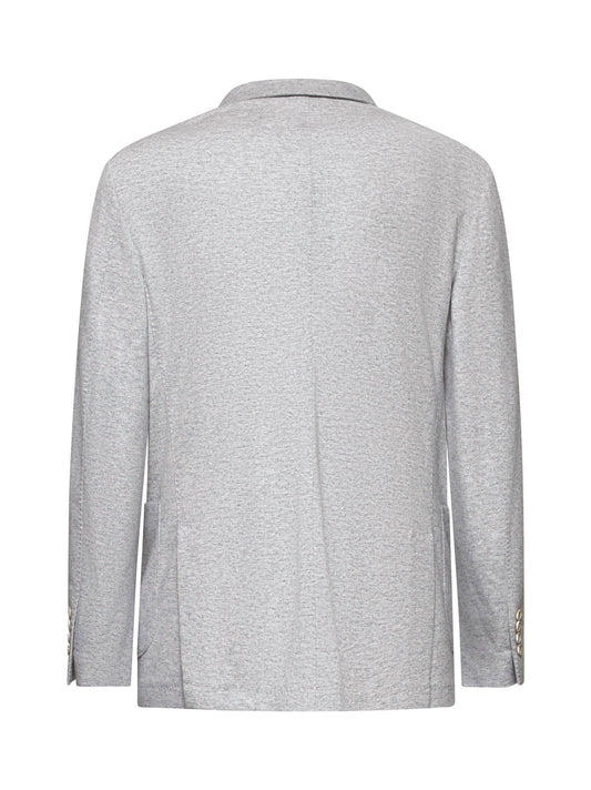 Blazer grigio in chasmere Brunello Cucinelli