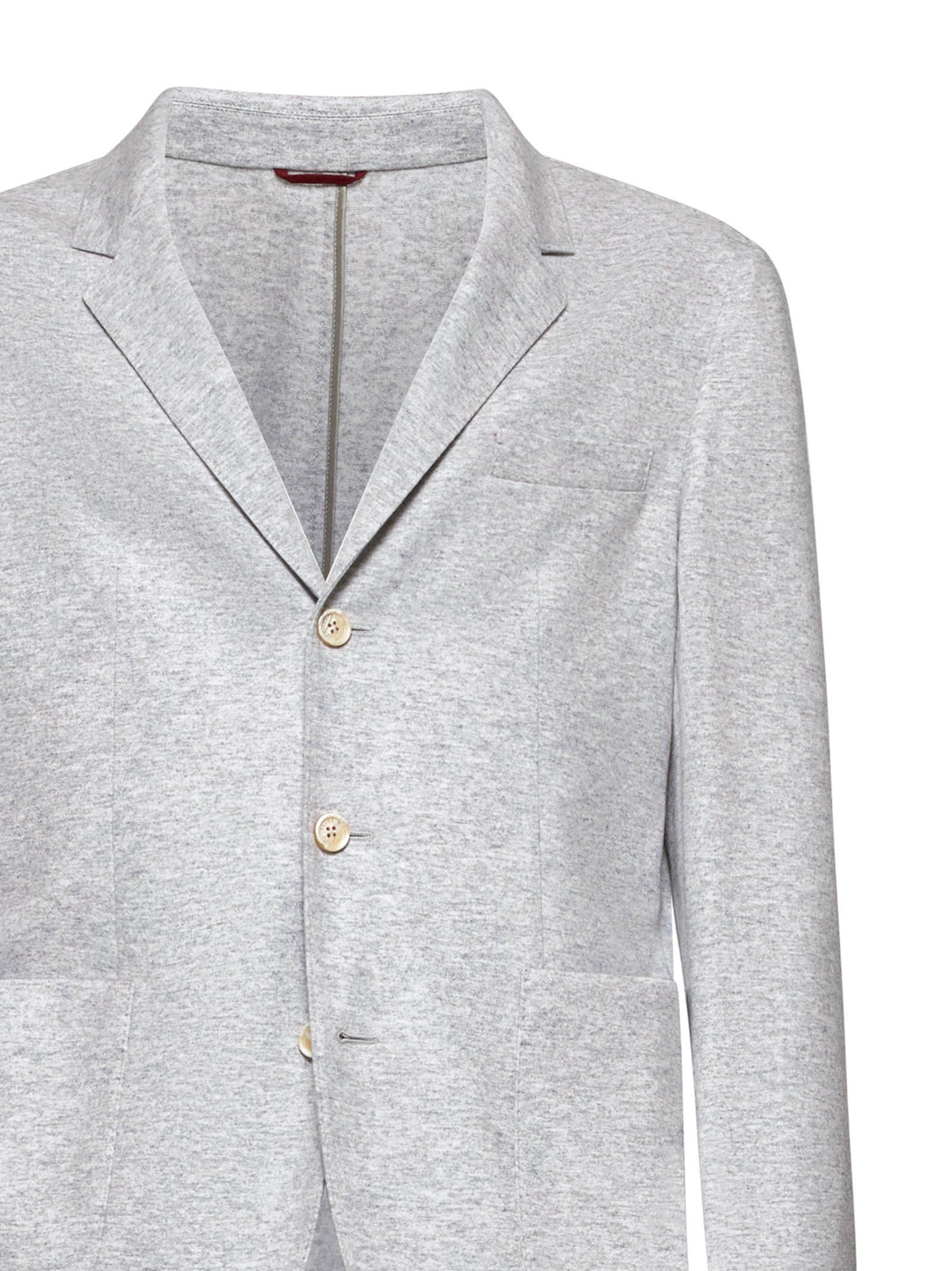 Blazer grigio in chasmere Brunello Cucinelli