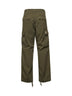 Green twill Regular Cargo pants