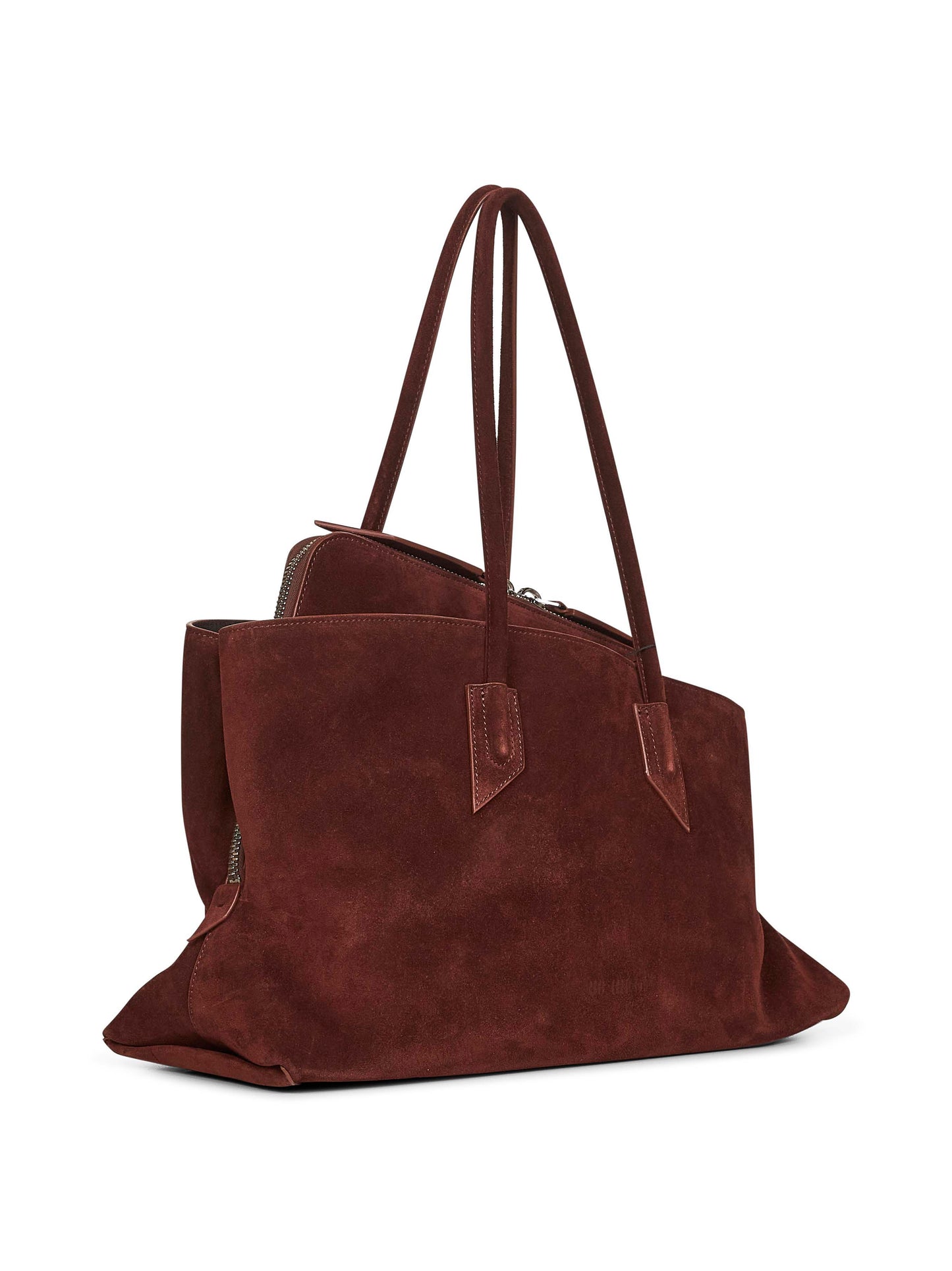Brown "La Passeggiata Medium" top handle bag