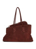 Brown "La Passeggiata Medium" top handle bag