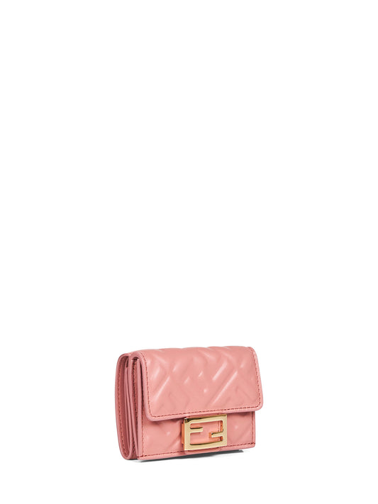 Portafogli Micro Trifold Baguette rosa