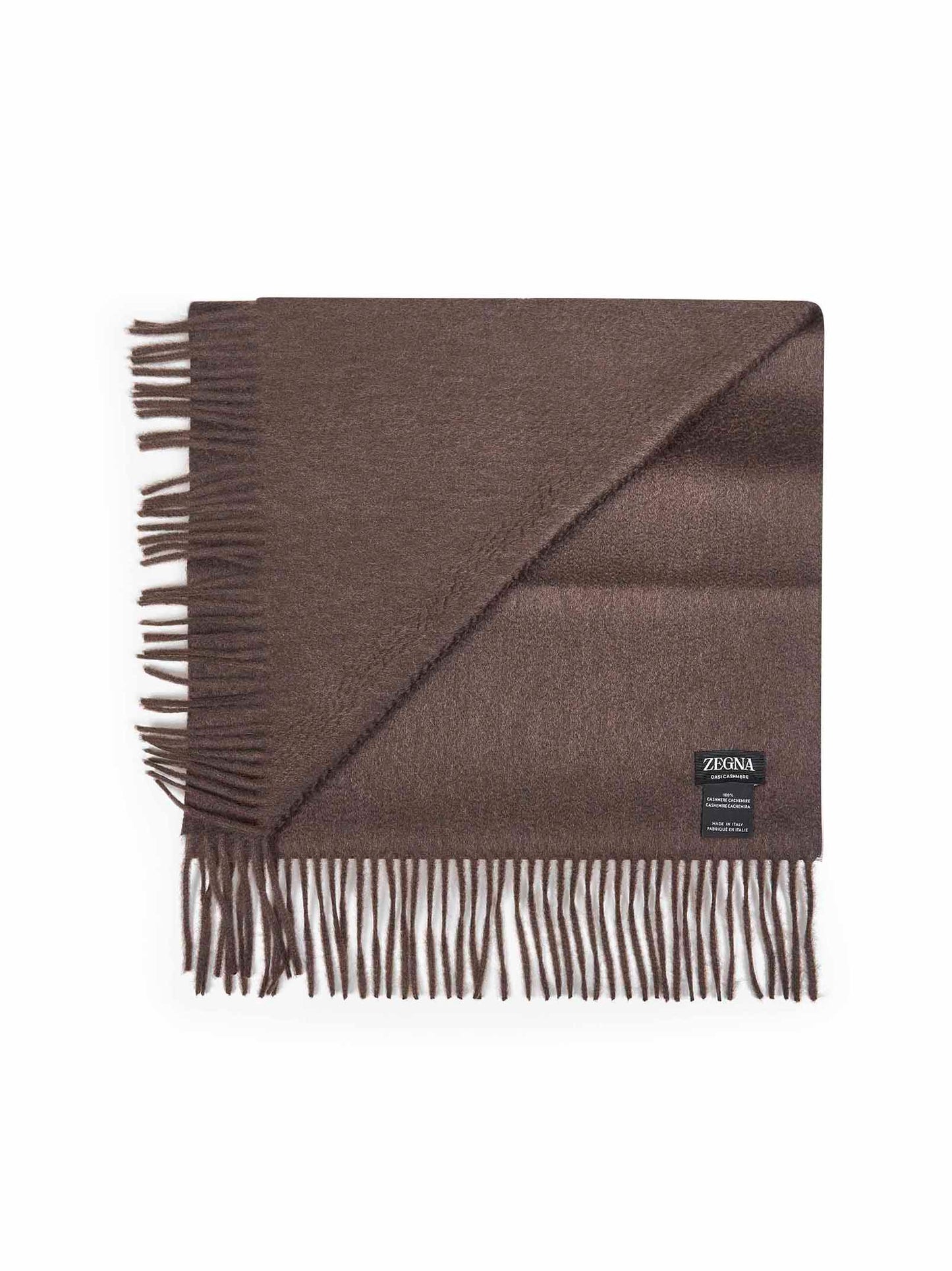 Brown Oasi Cashmere scarf