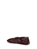 Ballerine flat in rete effetto velluto bordeaux