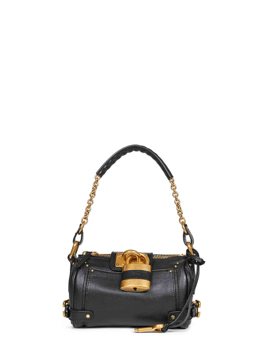 Borsa con catena Paddington piccola nera
