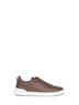 Brown deerskin Triple Stitch sneakers